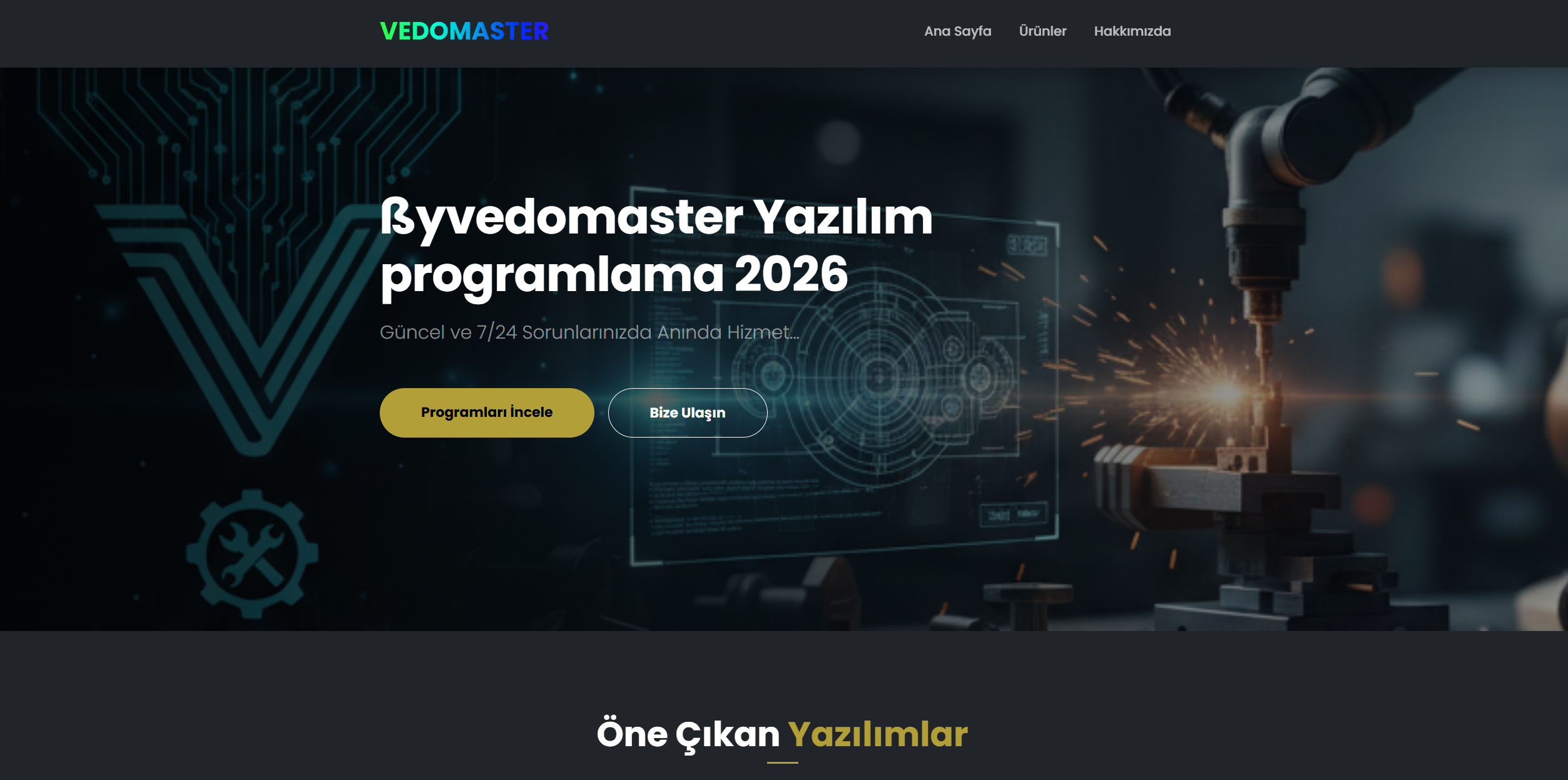 WEB SİTE Vedomaster