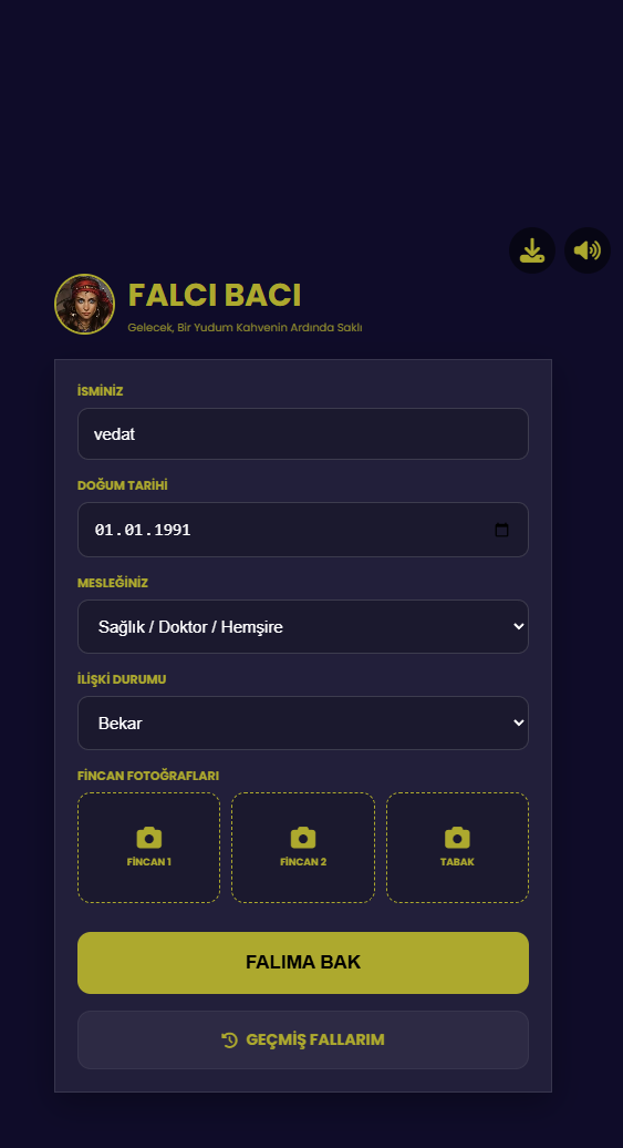 Mistik Kahve Falı Yazılımı
